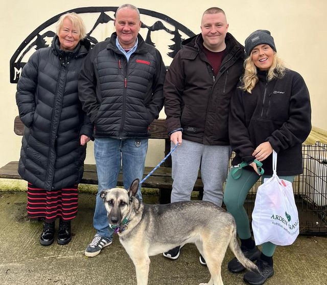 Cleo and her new family